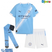 Manchester City Jeremy Doku #11 Domaci Dres za djecu 2025-26 Kratak Rukav (+ Kratke hlače)